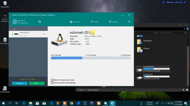 how to access linux partition from windows with Ext2Fsd | About Tech BD смотреть онлайн