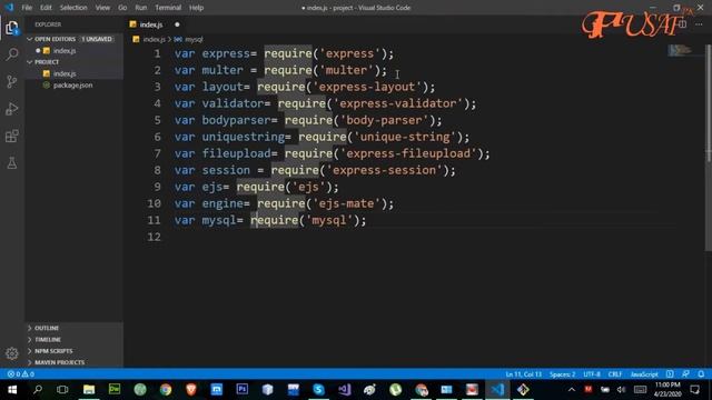 Node Js Modules Installation 003