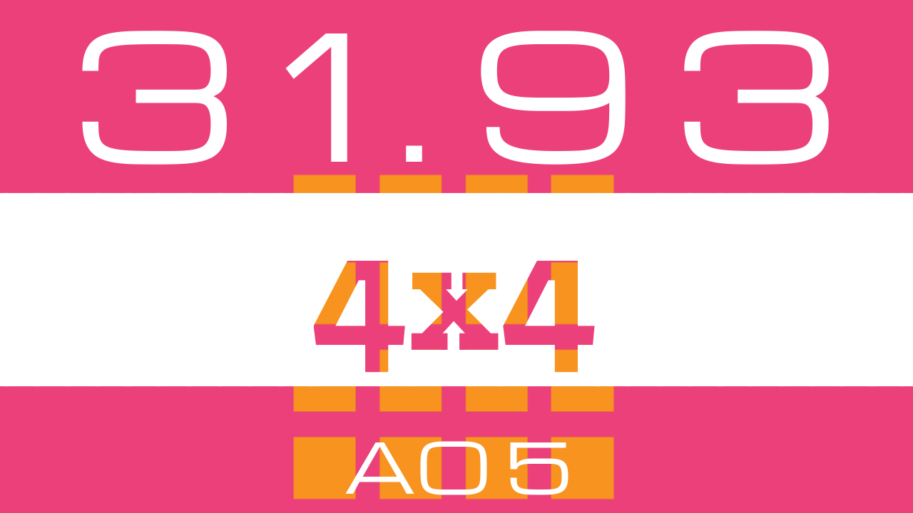 (31.93) ao5 4x4 Rubik's Cube