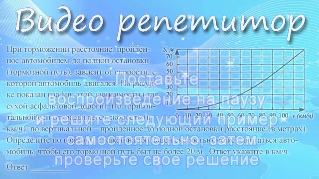 Задание 2 ОГЭ. Знания из жизни. Скорость автомобиля менялась с течением времени смотреть онлайн