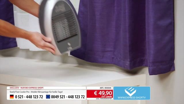 Starlyf Fast Cooler Pro – Mobile Klimaanlage bei EXPRESS-SHOP.TV смотреть онлайн