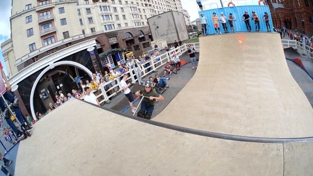 Женя Вескотт - "Битва на Манежке" любители, экстремальный самокат 20190602 смотреть онлайн