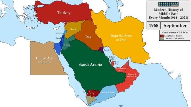 Modern History of Middle East: Every Month(1914 - 2021) смотреть онлайн