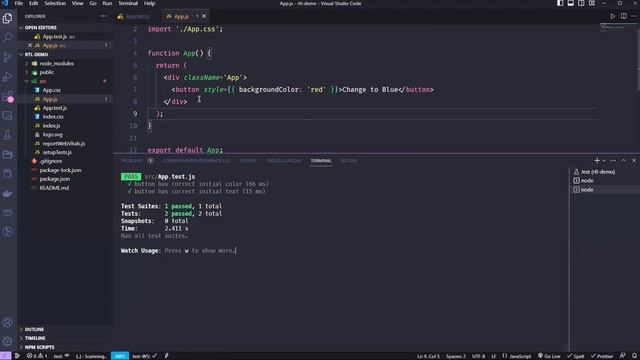 Lecture 89 - Test Driven Development using React Testing Library | Full-stack Army смотреть онлайн