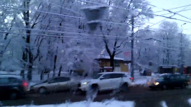 Калининград, декабрь 2018г. Проезжаю парк Калинина смотреть онлайн