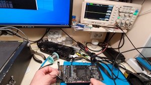 Часть4 - XFX RX-580 P8D Работа Системы питания видеокарты без GPU и памяти.