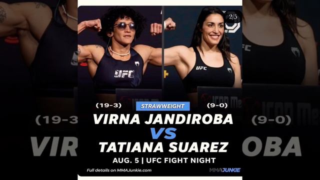 Tatiana Suarez fight announcement #ufc #mmatv #mmatv