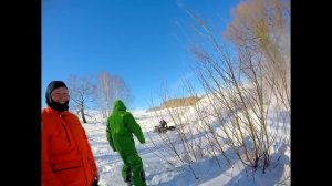 Снегоходы // Экстрим на снегоходе??