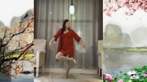 Красавица Цин Цин  в чувственном танце "Легко засыпать"  под мелодию "Красота озера Тайху"《太湖美》#青青