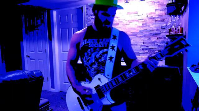 Black Label Society Funeral Bell Guitar Cover ESP LTD CTM 1001 Snow White смотреть онлайн