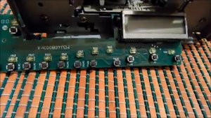 ремонт подсветки в магнитоле  Bose на мерседес w163