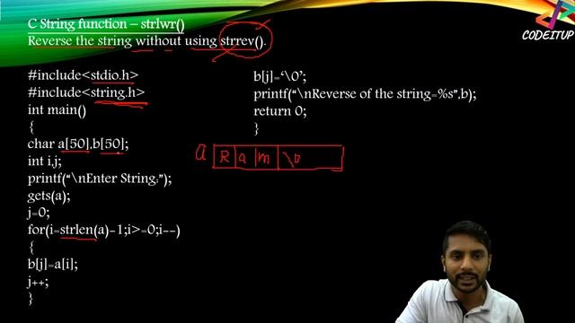 String Reverse Program In C | In Hindi смотреть онлайн