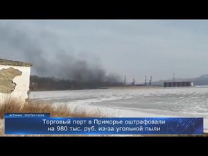 Торговый порт в Приморье оштрафовали на 980 тыс. руб. из-за угольной пыли