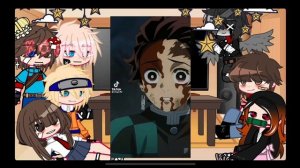 Fandoms react to each other (Nezuko) pt2