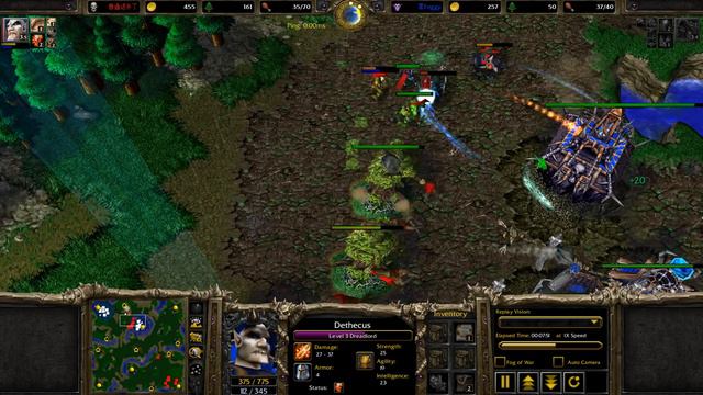 ЗАСТРОЙКА НЕЖИТИ ОТ ЭЛЬФА: Foggy vs TH000 Warcraft 3 The Frozen Throne смотреть онлайн