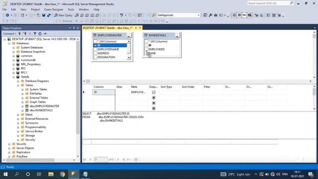 SQL Server Complete Course | SQL Server Tutorial | Create View in SQL Server | Part 17