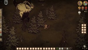 Как Убить Медведя-барсука в Don't starve.  Лучший способ