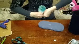 Сапожок Деда Мороза своими руками! Мастер класс.  Новогодняя упаковка для подарка.