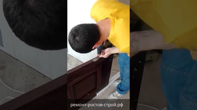 Установка межкомнатной двери смотреть онлайн