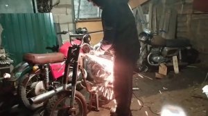 восход 3м. cafe racer. передел. реставрация. тюнинг восход.