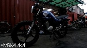 YAMAHA YBR 125-G | MOTO UPGRADE | FATBAR & KNOBBY TIRES