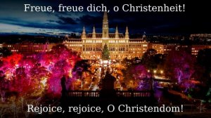 O du fröhliche, o du selige [German Christmas song][+English translation]