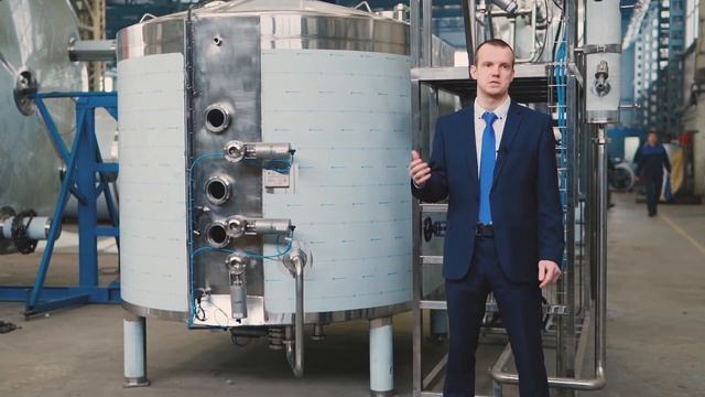 Творожная линия: творогоизготовитель 6000 л и блок ГВС смотреть онлайн