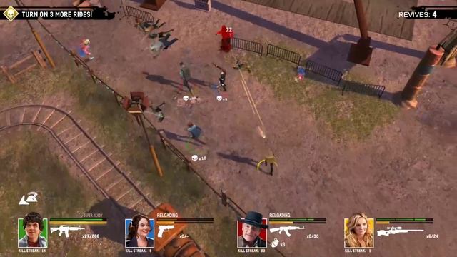 Playing Zombieland Double tap Road Trip co op смотреть онлайн