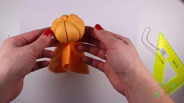 Мандарин из фоамирана