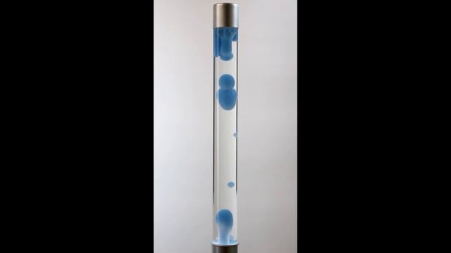 Напольная лава-лампа 129см Голубая/Прозрачная (Воск) смотреть онлайн