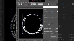 how to make spiral text design | illustrator tutorial