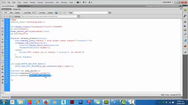 Web service con PHP y SOAP смотреть онлайн