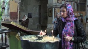 Грузия православная хор монастыря Зарзма