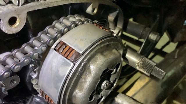 Трицикл СКЛ, доработка сцепления, пониженная передача, переделка задней оси, задний ход смотреть онлайн