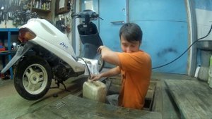 Ремонт скутера Honda Dio 27. Часть 2. Дедушкин вариант