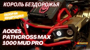ПОЛНЫЙ ОБЗОР на квадроцикл AODES PATHCROSS MAX 1000 MUD PRO от X-MOTORS