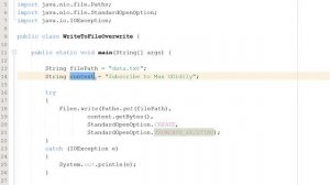 How to Write to a File Using Java (Simple)