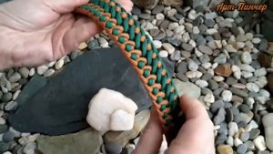 Ошейник Плетение Весы | Арт-Пинчер | Ошейник из паракорда