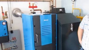 Пеллетный котел Buderus Logano G221 A (растопка ч.2)