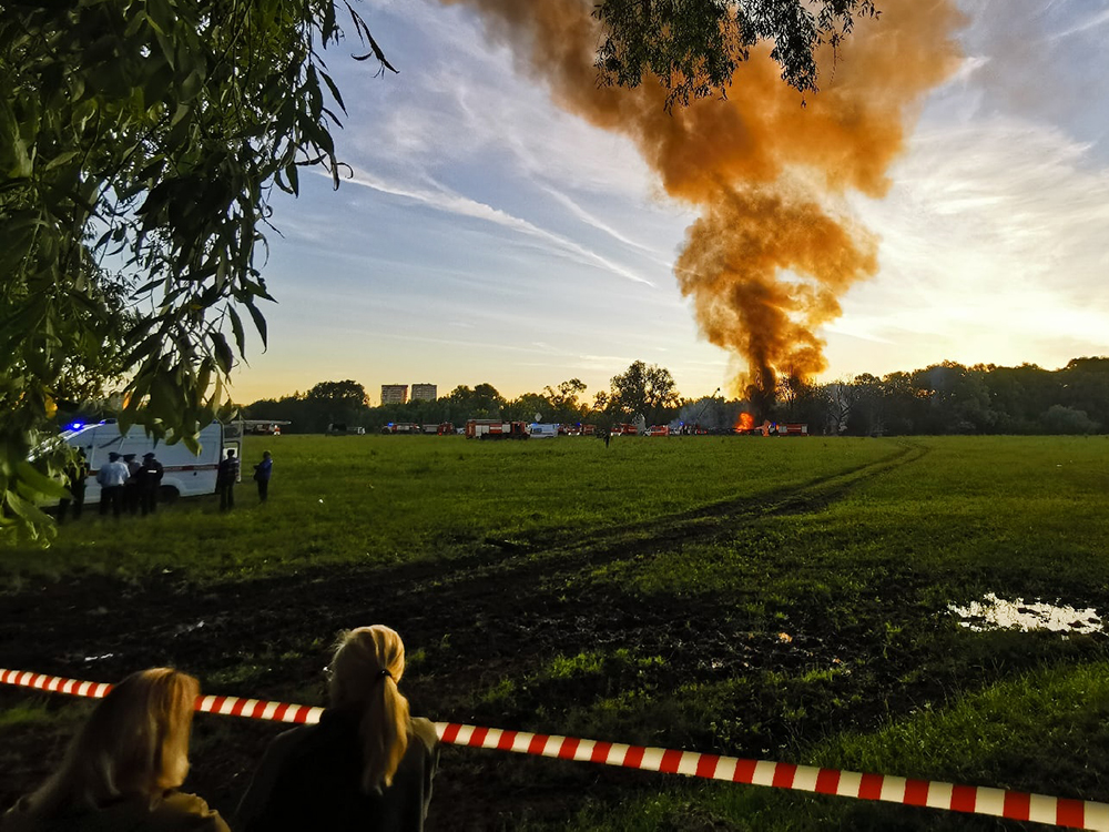 Рязанские власти подтвердили гибель четырех человек при крушении Ил-76 / События на ТВЦ