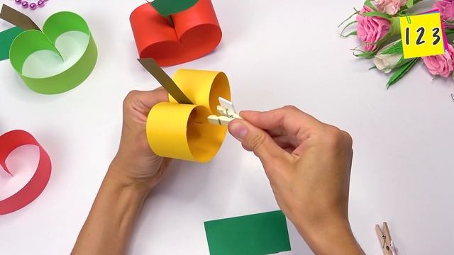 3d paper APPLE | Easy paper crafts ideas смотреть онлайн