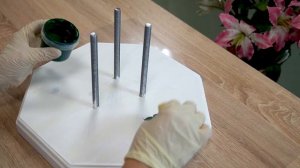 Мастер-класс/Студия керамической флористики/Народные промыслы/Подставка для ростовых цветов