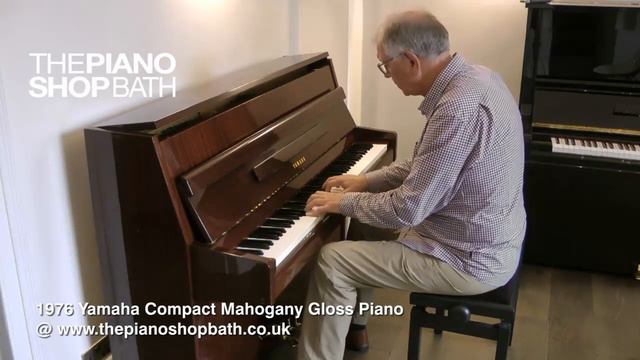 1976 Yamaha Compact Piano in Mahogany Gloss @ The Piano Shop, Bath смотреть онлайн