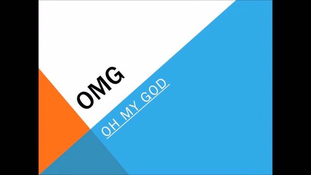 Meaning of LOL, OMG, IRL,OIC, JK, ... смотреть онлайн