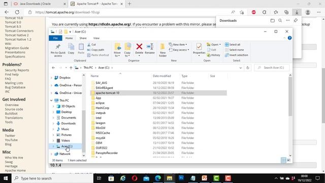 How to set up Apache Tomcat Server on Windows | Install Java and Tomcat with CATALINA_HOME смотреть онлайн