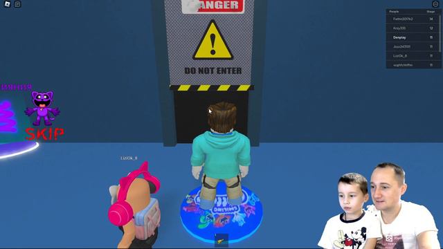 ИГРА побег от КЭТ НЭПА в ROBLOX! Улыбающиеся создания Кет неп. Как сбежать от КЕТНЕП с Денисом смотреть онлайн