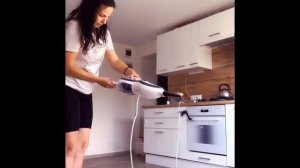 Уборка паровой шваброй Kitfort-1008