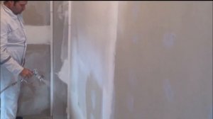 Тестирование шпатлевки Семин Аирлесс Гарнисант, Semin Airless Garnisant.