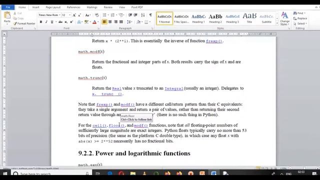 Python Math Module Part 2 / 3 | isnan(), ldexp(), ismod() , trunc(), exp(), expm1,  log() ,log1p()