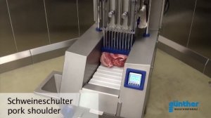 Пищевое оборудование Промышленный инъектор Guenther для мяса и рыбы Made in Germany